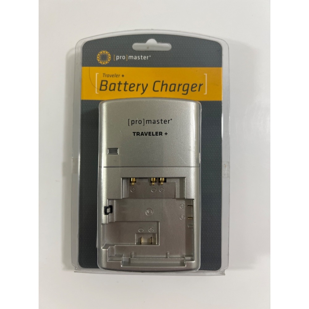 Promaster Traveler + Universal Battery Charger Fits Most SLR, Compact #8726 NIB